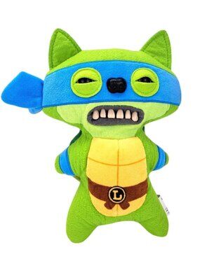 Teenage Mutant Ninja Turtle Fuggler Plush Leonardo Limited Edition Glow Butt-On